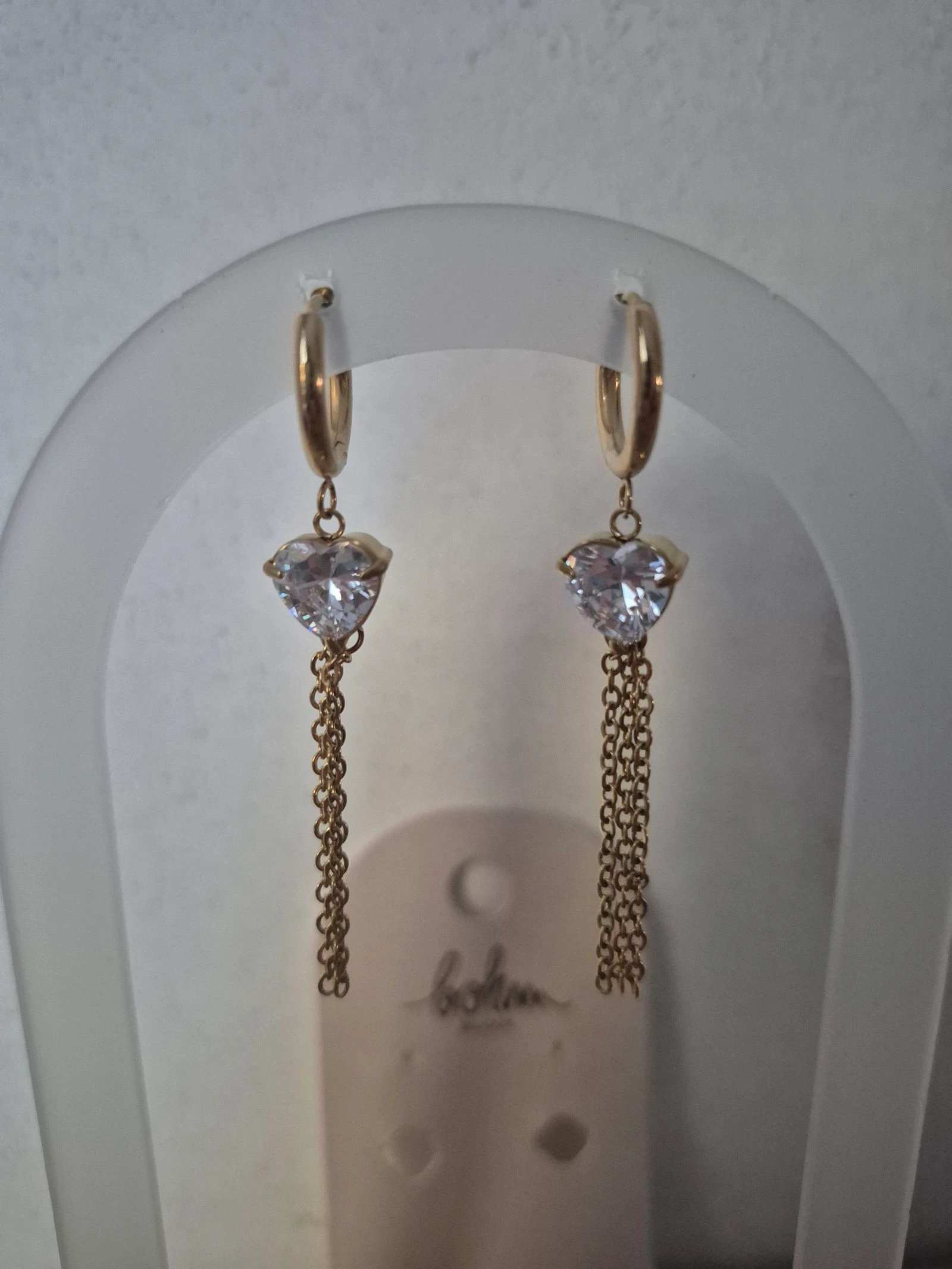Pendientes Bohm – Nuevos – Acero inoxidable – photo 2